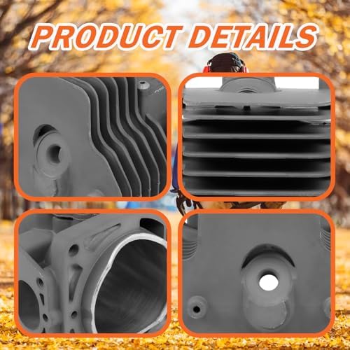 Piston and Cylinder Kit for Echo pb8010t pb-8010 pb9010t pb9010h pb9010 pb-9010 pb8010 Backpack Blower Replace P100006300 P100012460 P100008020 P100008021（no Crankshaft）