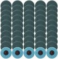 50 Pcs 3 Inch Sanding Discs Blue Quick Change Sanding Discs