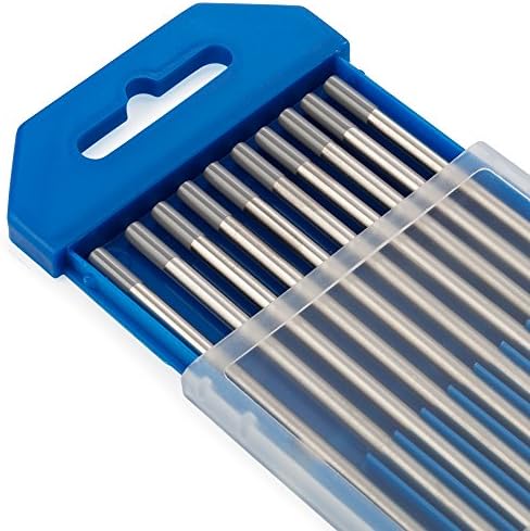 Midwest Tungsten Service TIG Welding Tungsten Electrodes 10-Pack (Grey - 2% Ceriated Tungsten (WC20/EWCe-2), 5/32")