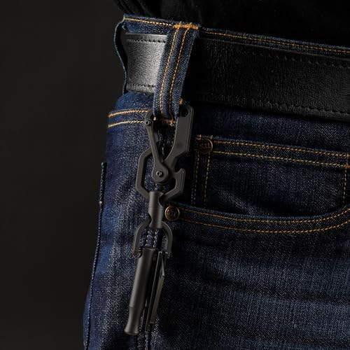 KeyUnity Titanium Carabiner Keychain Multitool Tool