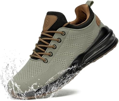 LARNMERN Men Chef Shoes Non Slip Work Waterproof Slip-on
