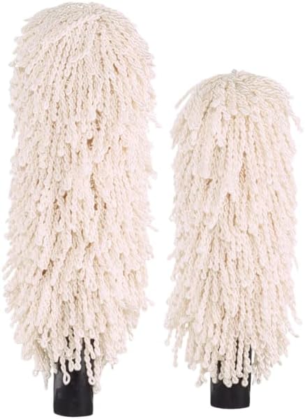 Blesk - 5 Wine Glass Polisher Brushes - Microfiber Brushes for Wine Glass Polisher Machine, Cream