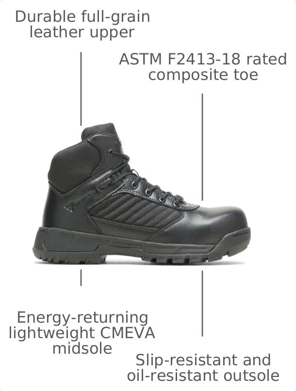 Bates Unisex Adult Tactical Sport 2 Mid Composite Toe