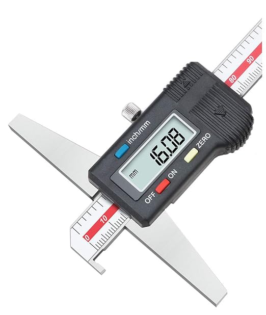 Depth Gauge Vernier Caliper 0-150mm 0-200mm,0-300mm (Digital 150mm(Single Hook))