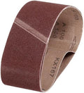 HARFINGTON 4 x 24 Inch Sanding Belts, 2 Pcs 100 Grits Aluminum Oxide Abrasive Belt Sander File Belt for Woodworking, Metal Polishing, Knife Sharpener