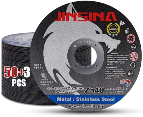 6" Cut Off Wheels 53PCS, Metal and Stainless Steel Cutting Wheel
