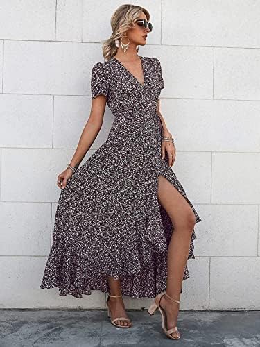 PRETTYGARDEN Women's Boho Floral Summer Maxi Dresses