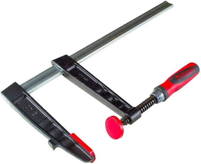 BESSEY TG7.048+2K Clamp, woodworking, F-style, 2K handle, replaceable pads, 7 In. x 48 In., 1320 lb
