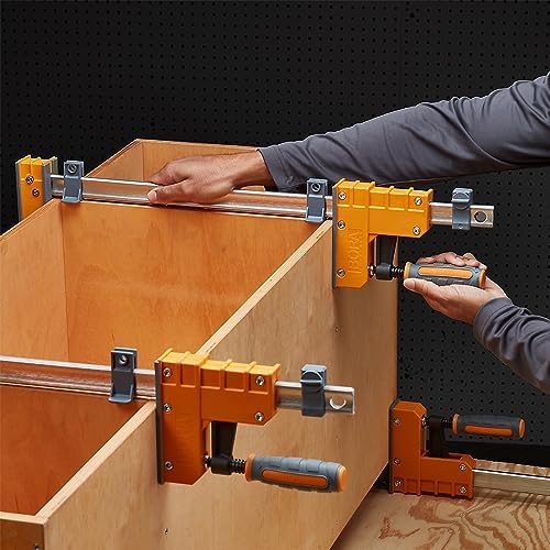 Bora 31" Parallel Clamp Set, 2 Pack of Woodworking Clamps with Rock-Solid, Even Pressure, 571131T