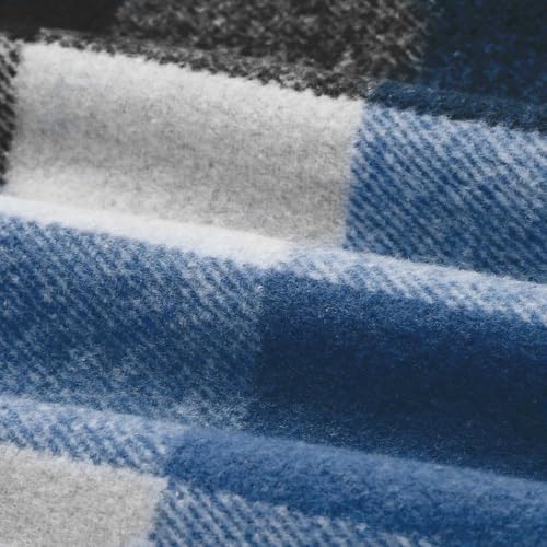 IDEALSANXUN Plaid Skirts for Women Fall Winter Knee Length Pencil Wool Skirt with Slit