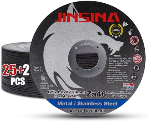 5" Cut Off Wheels 27PCS, Metal and Stainless Steel Cutting Wheel