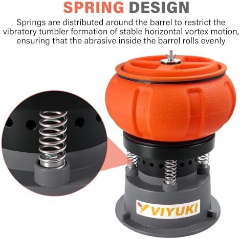 Electric 5LB Vibratory Tumbler Bowl Tumbling Polishing Machine - Polishing Small Metal Parts