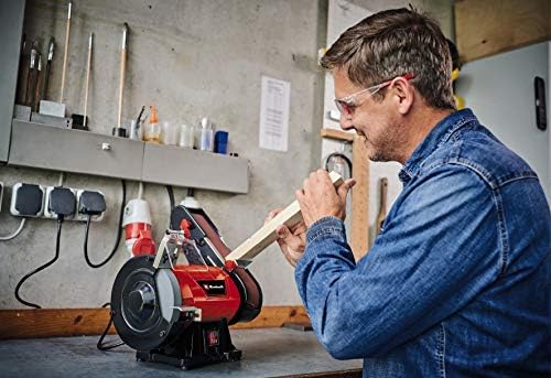 Einhell TC-US 350 Belt and Disc Sander, 350 Watt, Belt Grinding Function, Protective Cover, Spark Protection, with Coarse Sanding Disc + Sanding Belt)