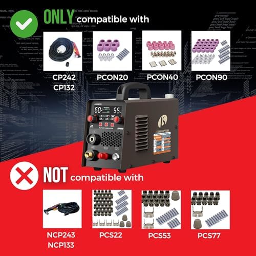 LOTOS LOP55D 55A Non-Touch Pilot Arc Plasma Cutter 110V/220V