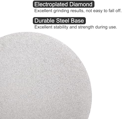 uxcell Diamond Sanding Grinding Disc, 12in (300mm) Grit 80 No Center Hole
