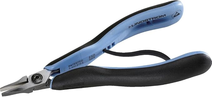 Lindstrom RX 7490 Ergonomic Pliers, Flat Nose, Smooth Jaw - RX 7490