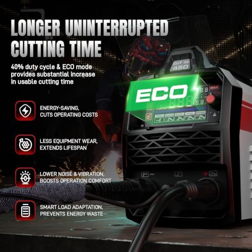 ANDELI Non-Touch Pilot Arc Plasma Cutter 45A, 110V/220V
