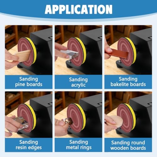 4-in-1 Mini Disc Sander 260W, Electric Resin Polishing Machine with Chuck