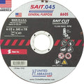United Abrasives-SAIT 23101 A60S General Purpose Cut-Off Wheels (Type 1/Type 41 Flat) 4 1/2" x .045" x 7/8", 50-Pack