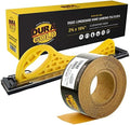 Dura-Gold Pro Series Longboard Hand Sanding File Sander Block - Hook & Loop Backing and PSA Backing Adapter Pad & 100 Grit PSA Longboard Sandpaper 20 Yard Roll, 2-3/4" Wide