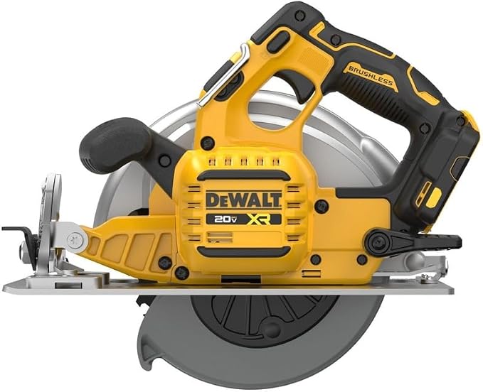 DEWALT 20V MAX* XR Brushless Cordless 7-1/4 in. Circular Saw (Tool Only) (DCS590B) (Renewed)