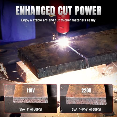 ANDELI 65 Amp Plasma Cutter [CNC Enabled][ Non-HF],1.06" Max Cut