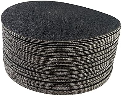 STARCKE 5 inch Hook and Loop Sanding Discs No Hole 220 Grit 50 Pack