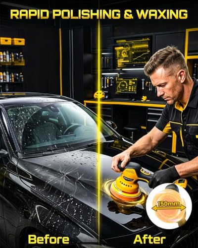 Cordless Car Buffer Polisher Compatible with Dewalt 20V Battery, Tool Only