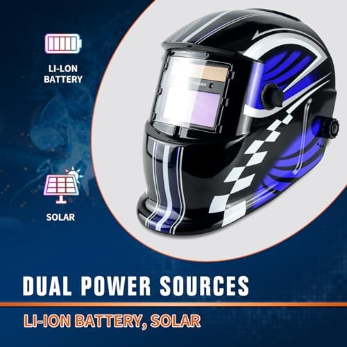 TRQWH Welding Hood Auto Darkening Welding Helmet with Light True Color