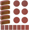 33PCS 4x36 Alumina Sanding Belts with 6" Self Stick No Hole Sanding Disc