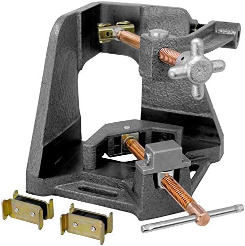 3-Axis Fixture Vise with Quick Acting Screw, Two Stand-Offs, Swing Away Arm with 3.75-Inch Miter Joint, 2.45-Inch T-Clearance - WAC35-SW, Strong Hand