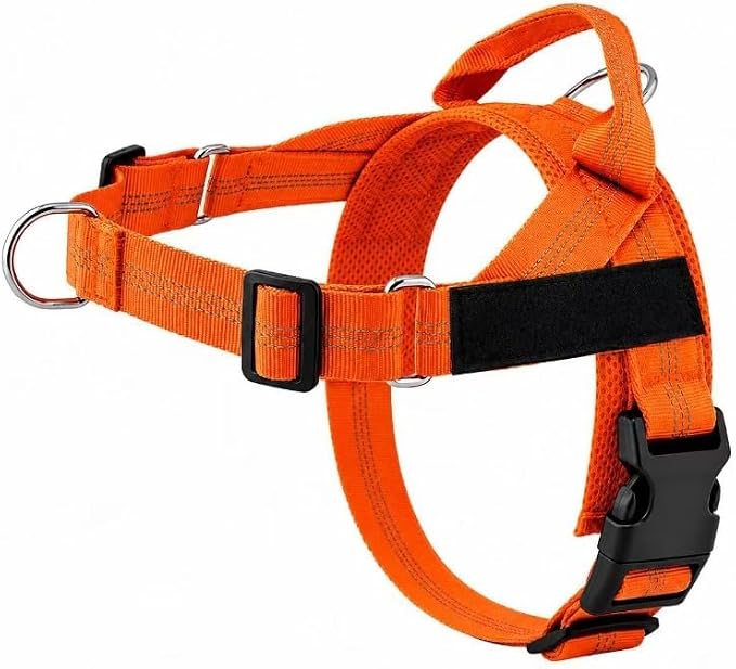 Pawly Lab Co No-Pull Harness,No Pull Dog Harness with Soft Padded Handle | Reflective Adjustable Breathable Mesh Pet Vest,Easy On-Off Soft Padded Harness,Easy for Training Walking for dogs of all size