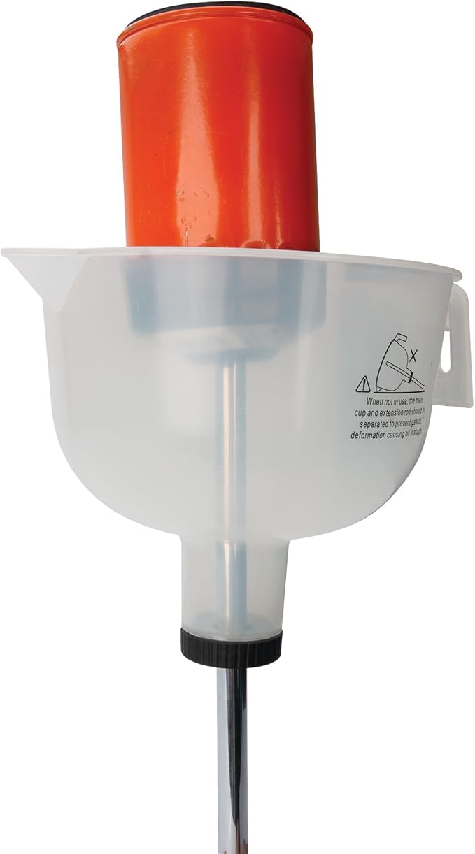 Performance Tool W4085 6 in. Automotive Oil Filter Removal Cup | Catches fluids to prevent spills and splashes. Fits 3/8 and 1/2 in. drive wrenches. Fast oil change tool