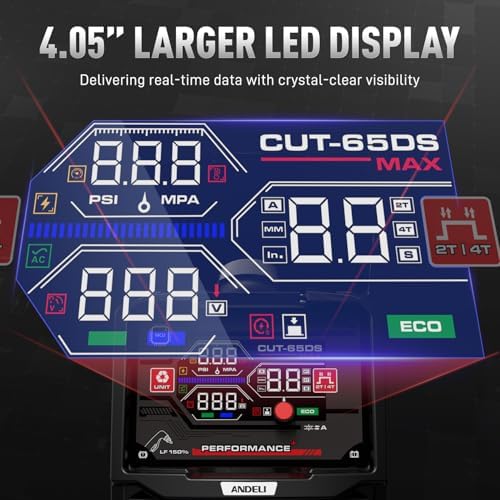 ANDELI 65 Amp Plasma Cutter [CNC Enabled][ Non-HF],1.06" Max Cut