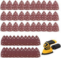 Mellif Detail Sander Combo Kit with 60PCS Sanding Sheets, Compatible with DeWalt 20V MAX Battery (Tool Only), Brushless Mouse Sander 12,000 OPM, Cost-Effective Sanding Value Pack