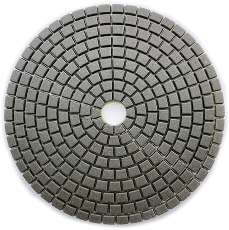 7" Pro Series Dry Stone/Concrete Polishing Pads, Turbo Style,100 Grit