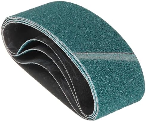 4 Pcs Sanding Belts 3 x 21 Inch 36 Grit Zirconia