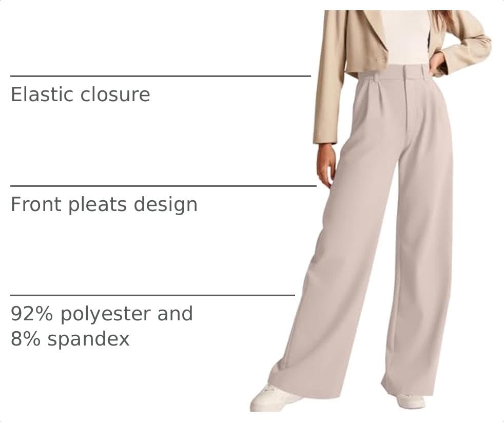 NIMIN Women Work Pants Business Casual Outfits Dress Trousers with Pockets