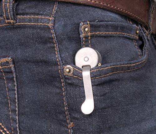 Stonewashed Aluminum KeyBar | Everyday Carry Compact Key Holder Multi-Tool and Keychain Organizer with Pocket Clip (Holds up to 12 Key) Made in the USA