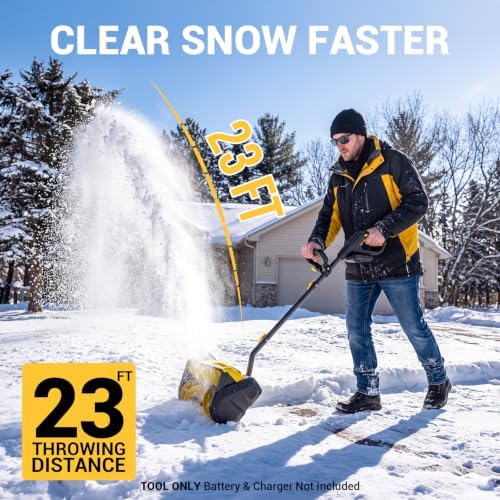 Electric Snow Shovel Compatible with DeWalt 20V Max Battery