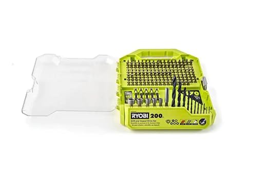 RYOBI 200 Piece Drill and Impact Drive Set