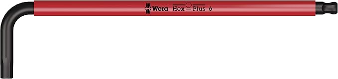 Wera 05133165001 950/9 HEX-PLUS MULTICOLOUR 3 L-KEY SET, METRIC, BLACKLASER, 9 PIECES