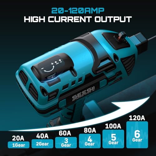 Seesii 110V 120A ARC Portable Handheld Welding Machine for 3/32"-1/8" Rods