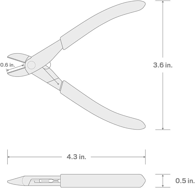 TEKTON Mini Diagonal Cutting Pliers | PMN54001