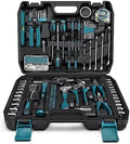 Sundpey 281 Pcs Home Tool Kit Portable Complete General Hand Tool Set Blue
