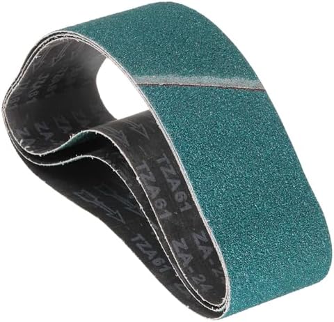 3 Pcs Sanding Belts 4 x 36 Inch 24 Grit Zirconia