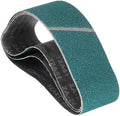 3 Pcs Sanding Belts 4 x 36 Inch 24 Grit Zirconia