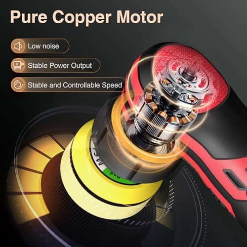 Cordless Mini Polisher, DA&RO Mini Car Buffer Polisher