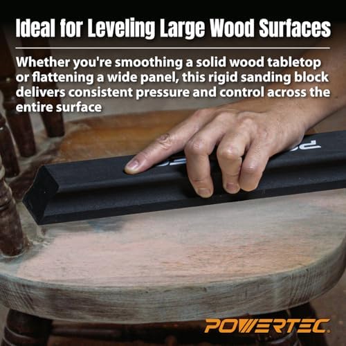 POWERTEC 16" PSA Sanding Block for Adhesive Sandpaper (72561)