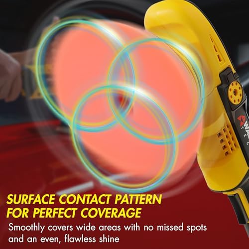 Wagan EL6402 OneVolt Cordless Polisher 6 Pro Dual Action 6-Inch Buffer Kit